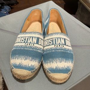 Dior Deep Ocean Espadrilles- AUTHENTIC